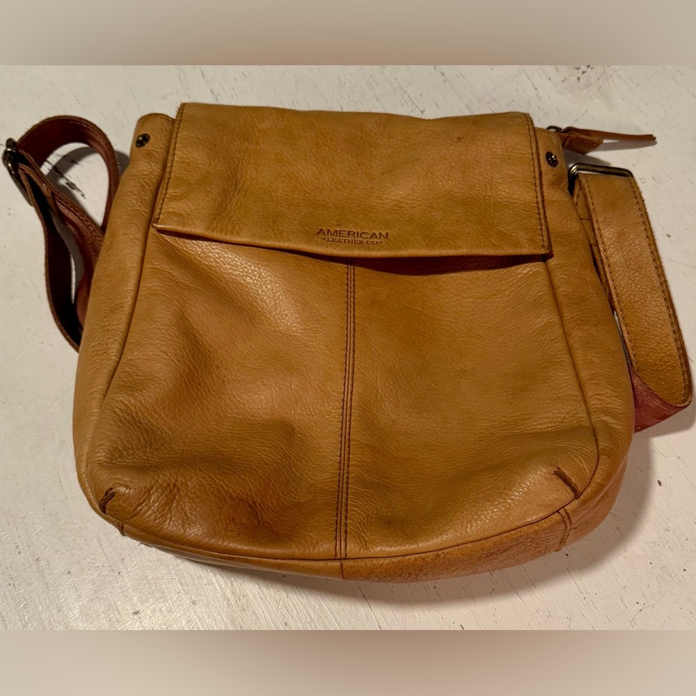 American Leather Camel Bag Soft Leather Backpack Bag
